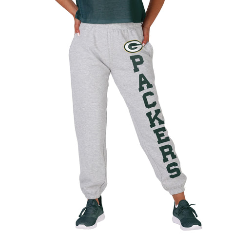 FOCO NFL Green Bay Packers Big Wordmark Gray Sweatpants - Womens