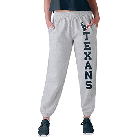 FOCO NFL Houston Texans Big Wordmark Gray Sweatpants - Womens
