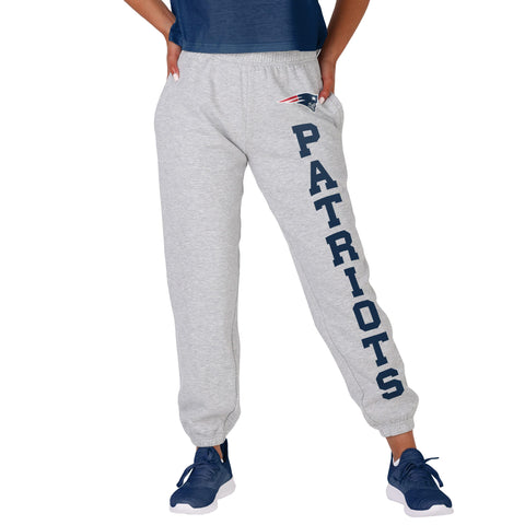 FOCO NFL New England Patriots Big Wordmark Gray Sweatpants - Womens