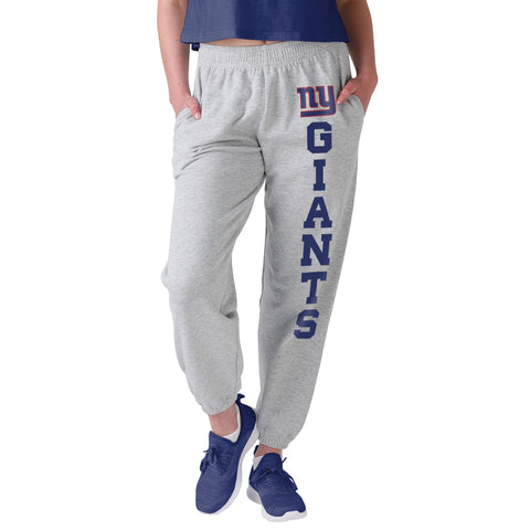 FOCO NFL New York Giants Big Wordmark Gray Sweatpants - Womens