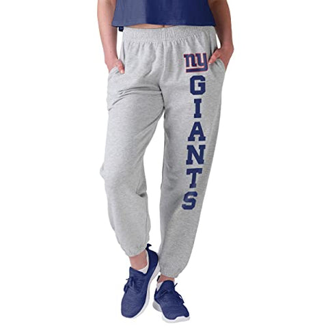 FOCO NFL New York Giants Big Wordmark Gray Sweatpants - Womens