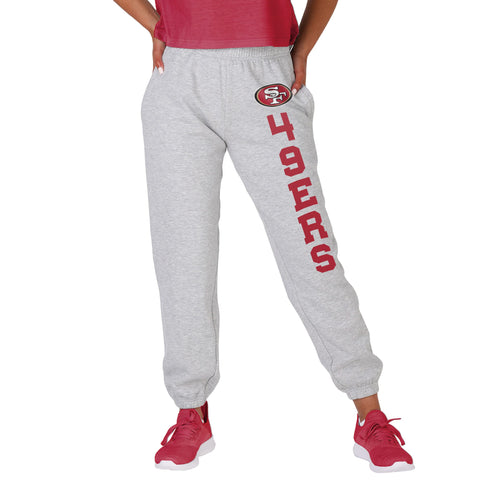 FOCO NFL San Francisco 49ers Big Wordmark Gray Sweatpants - Womens
