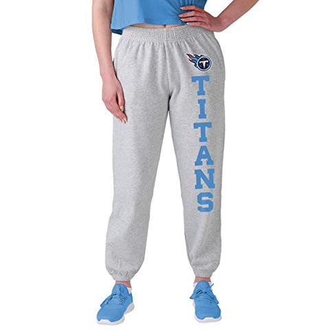 FOCO NFL Tennessee Titans Big Wordmark Gray Sweatpants - Womens