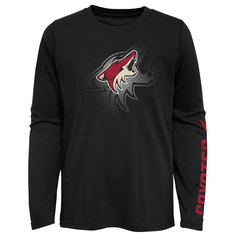 Outerstuff NHL Arizona Coyotes Boys Youth Stop The Clock Long Sleeve Ultra Tee
