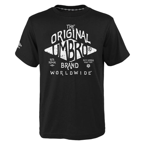 Umbro Men's Original Tee S25 Black / White