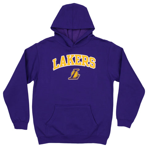 Lakers Boys 4-18 Fleece Hooded Top