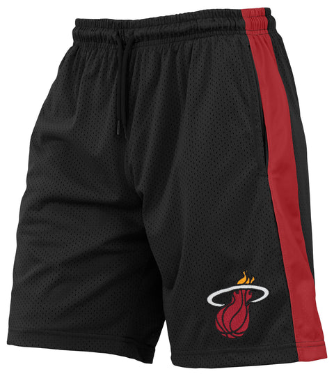 FISLL NBA Adult Men's Miami Heat Shorts