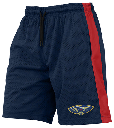 FISLL NBA Adult Men's New Orleans Pelicans Shorts, Team Color