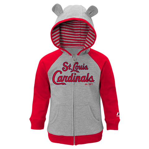 Outerstuff MLB Toddlers Great Catch Full Zip Hoodie and Pant Set, St Louis Cardinals