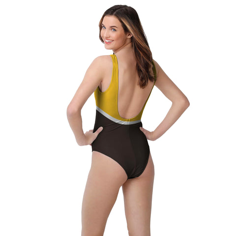 FOCO MLB San Diego Padres Beach Day One Piece Bathing Suit - Womens Team Color