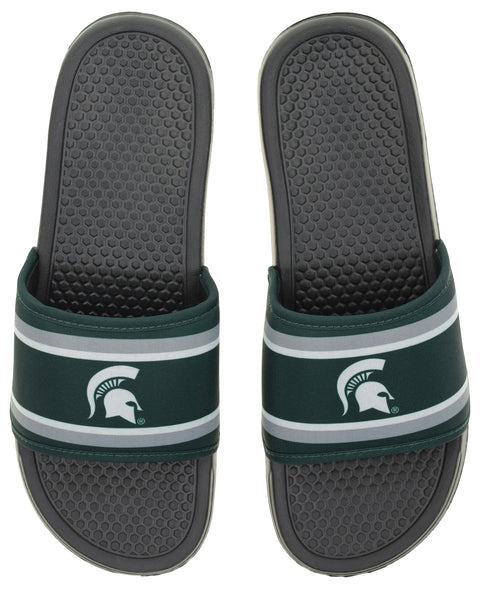 FOCO NCAA Michigan State SMU 2024 Family Dollar Printed Slide - Mens