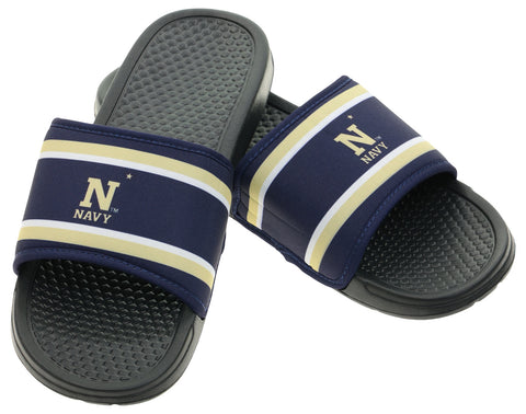 FOCO NCAA Navy SMU 2024 Family Dollar Printed Slide - Mens