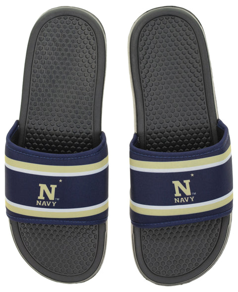 FOCO NCAA Navy SMU 2024 Family Dollar Printed Slide - Mens