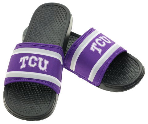 FOCO NCAA Texas Christian SMU 2024 Family Dollar Printed Slide - Mens