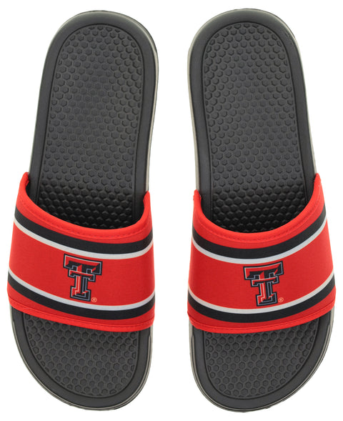 FOCO NCAA Texas Tech SMU 2024 Family Dollar Printed Slide - Mens
