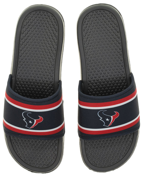 FOCO NFL Houston Texans SMU 2024 Family Dollar Printed Slide - Mens