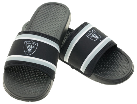 FOCO NFL Las Vegas Raiders SMU 2024 Family Dollar Printed Slide - Mens