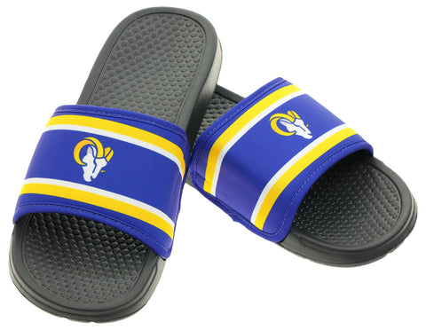 FOCO NFL Los Angeles Rams SMU 2024 Family Dollar Printed Slide - Mens