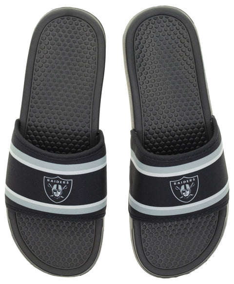 FOCO NFL Las Vegas Raiders SMU 2024 Family Dollar Printed Slide - Mens