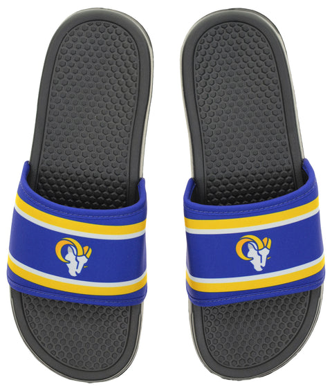 FOCO NFL Los Angeles Rams SMU 2024 Family Dollar Printed Slide - Mens