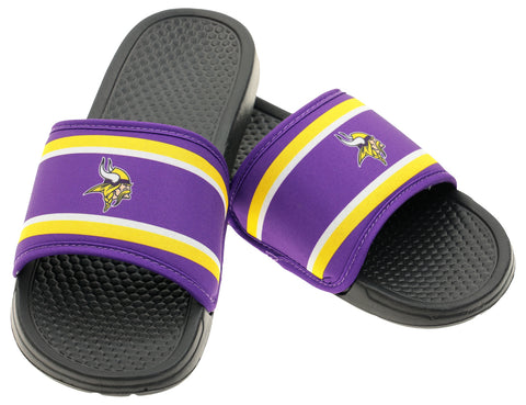 FOCO NFL Minnesota Vikings SMU 2024 Family Dollar Printed Slide - Mens