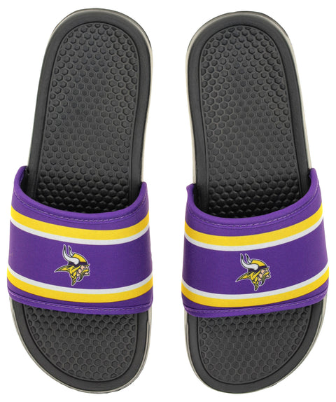 FOCO NFL Minnesota Vikings SMU 2024 Family Dollar Printed Slide - Mens