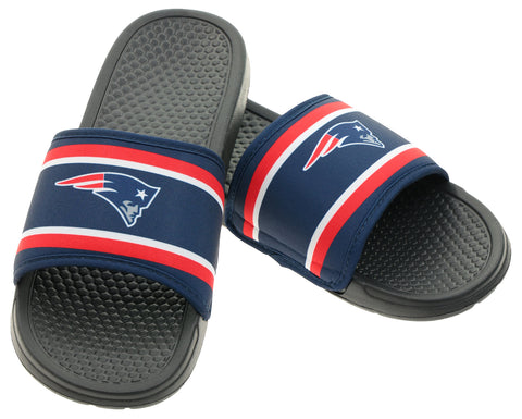 FOCO NFL New England Patriots SMU 2024 Family Dollar Printed Slide - Mens