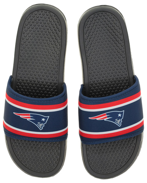 FOCO NFL New England Patriots SMU 2024 Family Dollar Printed Slide - Mens