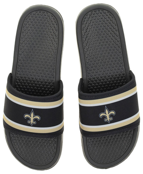 FOCO NFL New Orleans Saints SMU 2024 Family Dollar Printed Slide - Mens