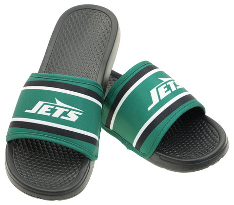 FOCO NFL New York Jets SMU 2024 Family Dollar Printed Slide - Mens