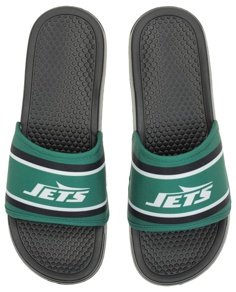FOCO NFL New York Jets SMU 2024 Family Dollar Printed Slide - Mens