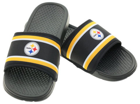 FOCO NFL Pittsburgh Steelers SMU 2024 Family Dollar Printed Slide - Mens