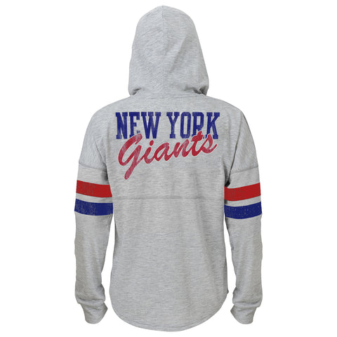Outerstuff NFL New York Giants Youth Girls Campus Slouch Hooded Shirt