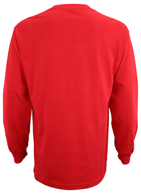 Outerstuff NCAA Mens Alabama Crimson Tide Red Long Sleeve Primary Logo T-Shirt