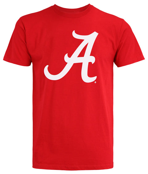 Outerstuff NCAA Mens Alabama Crimson Tide Red Short Sleeve Primary Logo T-Shirt