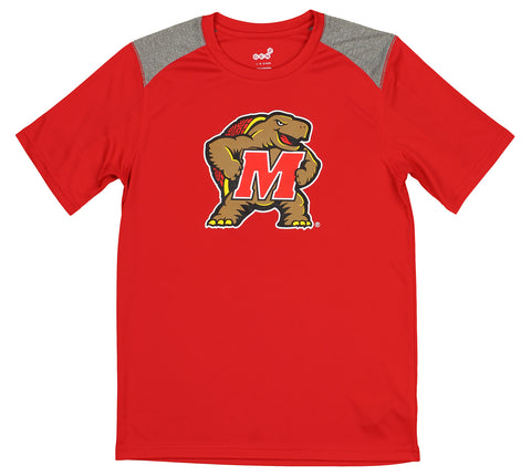 Outerstuff NCAA Maryland Terrapins Boys Youth Eclipse Performance Short Sleeve T-Shirt