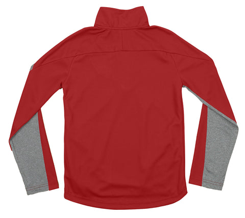 Outerstuff NCAA Ohio State Buckeyes Little Boys Dna 1/4 Zip Top Grey