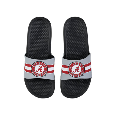 FOCO NCAA Alabama 2022 Stripe Raised Slide - Mens