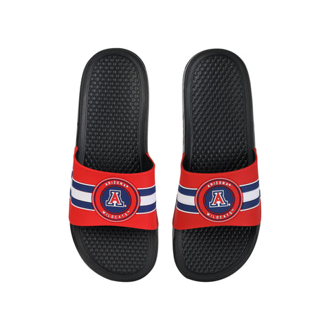 FOCO NCAA Arizona 2022 Stripe Raised Slide - Mens