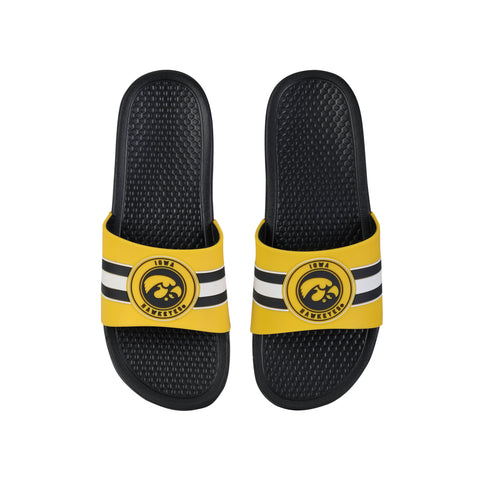 FOCO NCAA Iowa 2022 Stripe Raised Slide - Mens