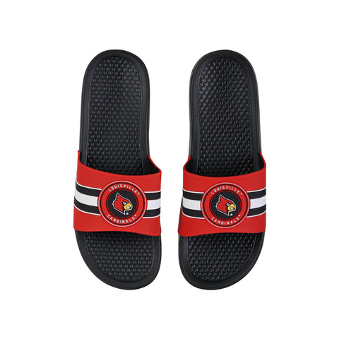 FOCO NCAA Louisville 2022 Stripe Raised Slide - Mens