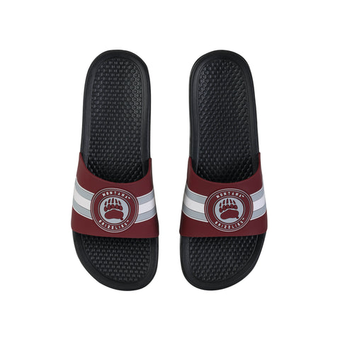 FOCO NCAA Montana 2022 Stripe Raised Slide - Mens