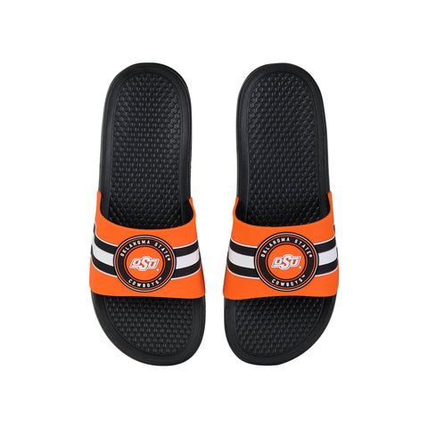 FOCO NCAA Oklahoma State 2022 Stripe Raised Slide - Mens