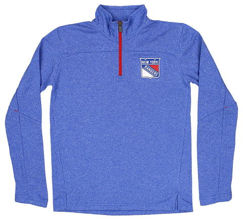 Outerstuff NHL Rangers Polymer Quarter Zip
