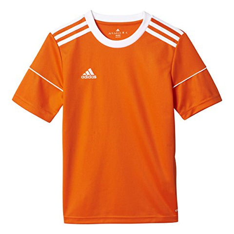 Adidas Boys 8-20 Squad 17 Jsy Y Short Sleeve Football Jersey, Orange/White