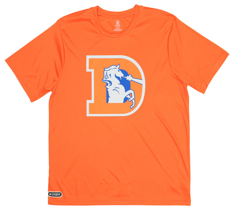 Outerstuff NFL Men's Denver Broncos Short Sleeve Tee Modern Throwback Team Color