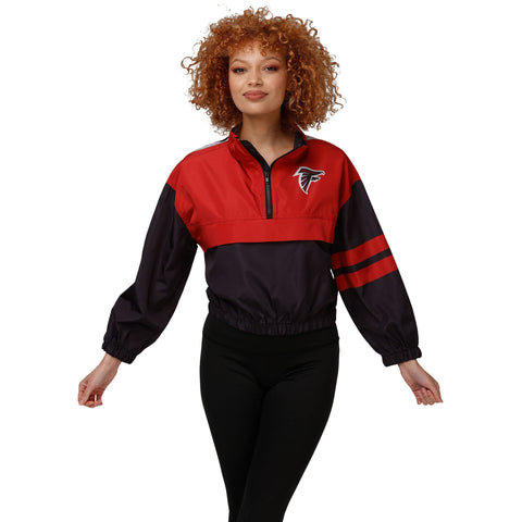 FOCO NFL Atlanta Falcons Winning Play Windbreaker - Womens