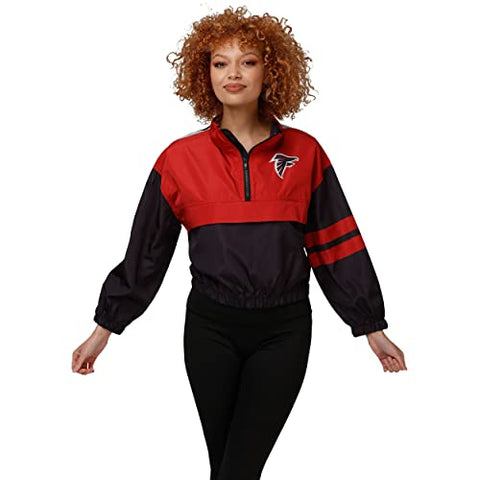 FOCO NFL Atlanta Falcons Winning Play Windbreaker - Womens
