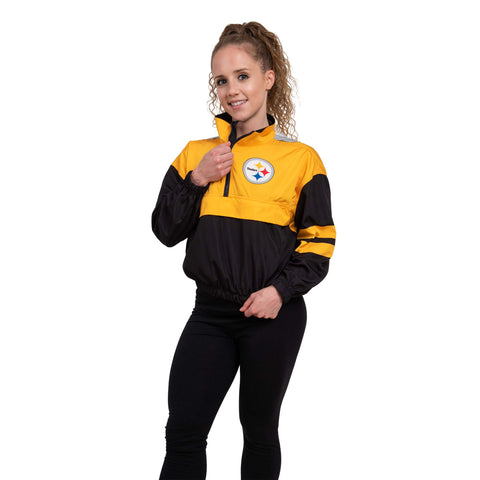 FOCO NFL Pittsburgh Steelers Winning Play Windbreaker - Womens