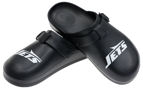 FOCO Open Back Buckle Clog – Comfortable Slip-On Sandals for NFL Fans, New York Jets